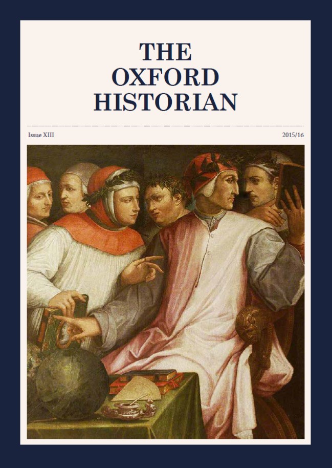 oxford history faculty lecture list