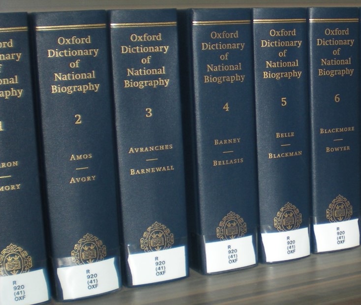 the oxford dictionary of national biography