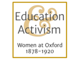Education Activism - Women at Oxford 1878-1920 logo