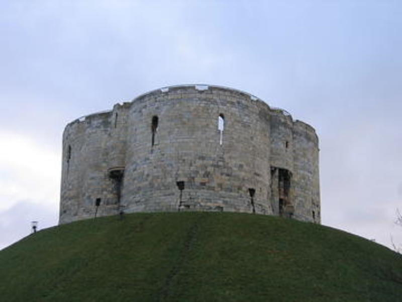 Figure 1 - Clifford's Tower, the place where the Jews of York were massacred in 1190
