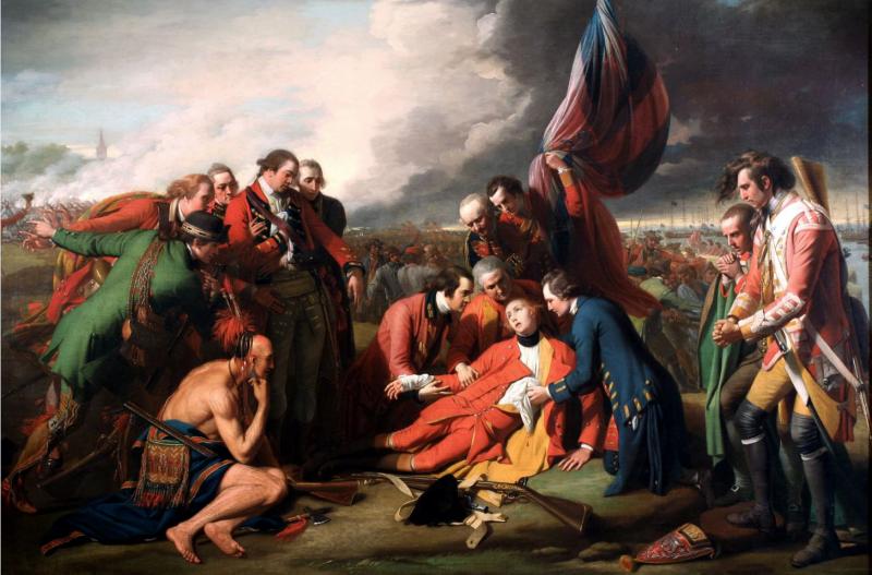 Death of General Wolfe - Benjamin West (1770)