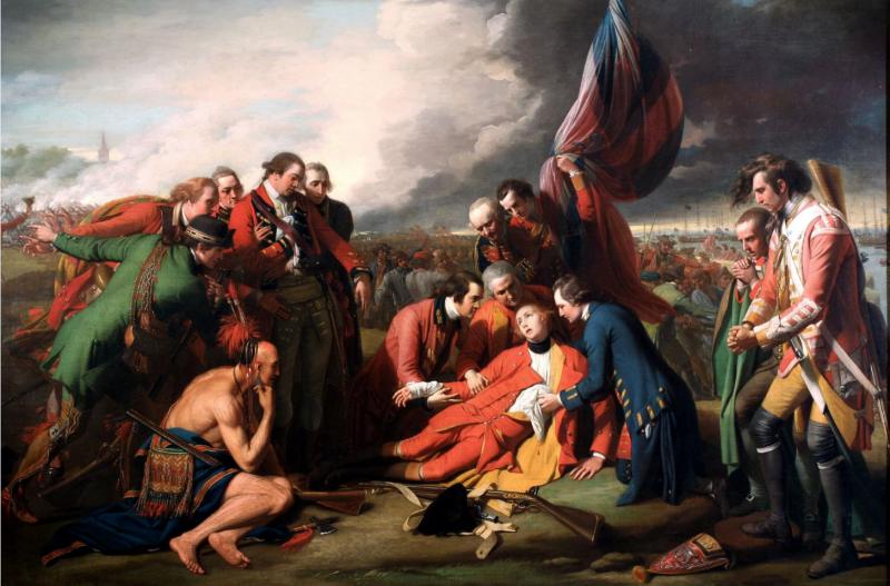 Death of General Wolfe - Benjamin West (1770) Death of General Wolfe - Benjamin West (1770)
