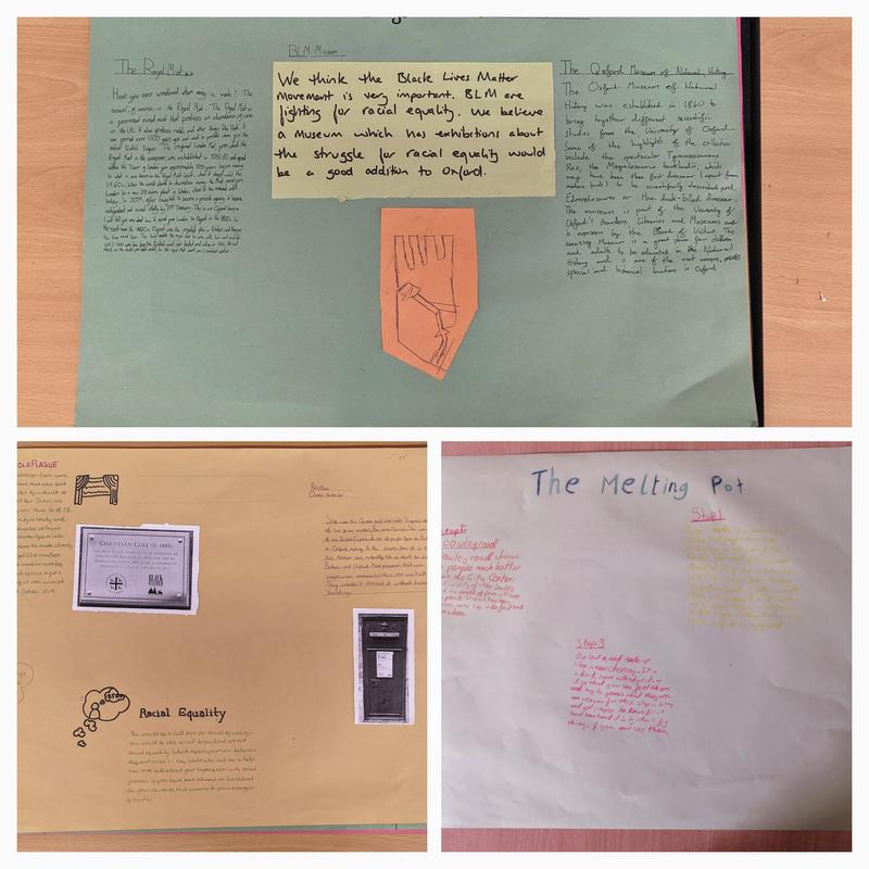 Presentation posters created by Cheney School students