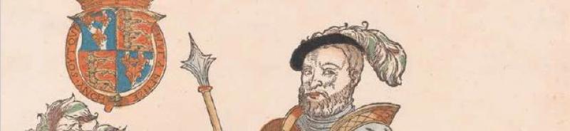 Henry VIII in a print by Hans Liefrink of Antwerp, c1545