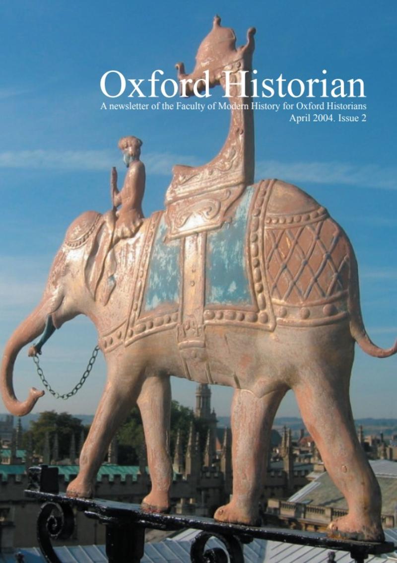 The Oxford Historian Cover, 2004