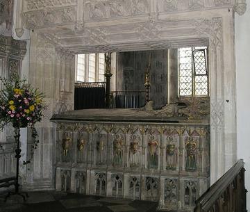 Monument (north side) to Alice Chaucer, Duchess of Suffolk, St Mary's Church, Ewelme