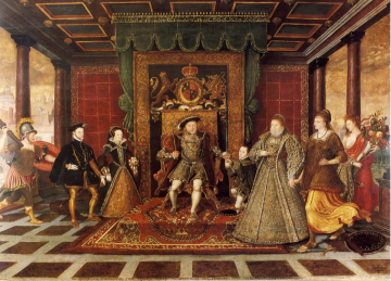 family of henry viii an allegory of the tudor succession