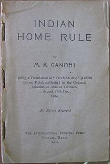 gandhi home rule first edition 1909