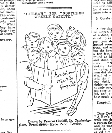 ‘“Hurrah” for “Northern Weekly Gazette”’, Northern Weekly Gazette, 10 November 1900, p.15