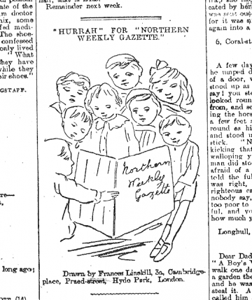 ‘“Hurrah” for “Northern Weekly Gazette”’, Northern Weekly Gazette, 10 November 1900, p.15 ‘“Hurrah” for “Northern Weekly Gazette”’, Northern Weekly Gazette, 10 November 1900, p.15