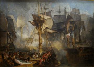 Battle of Trafalgar, by Joseph Turner, 1806–08
