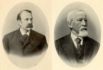 Left: Rudolf Berlin (1833-1897), Right: Adolph Kussmaul (1822-1902)