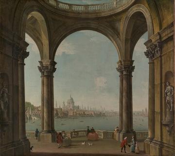 capriccio with st pauls and old london bridge