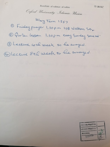 Before the introduction of Term Cards, the Society would send out weekly bulletins of all the events happening to its membership. Before the introduction of Term Cards, the Society would send out weekly bulletins of all the events happening to its membership.