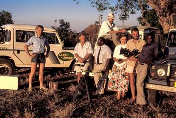 Jon Rosebank in Malawi in 1989 when working for the BBC