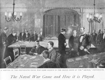 "The Naval Wargame and How it is Played,” in The Strand Magazine, Volume 27 (George Newnes Limited, 1904), 577. "The Naval Wargame and How it is Played,” in The Strand Magazine, Volume 27 (George Newnes Limited, 1904), 577.