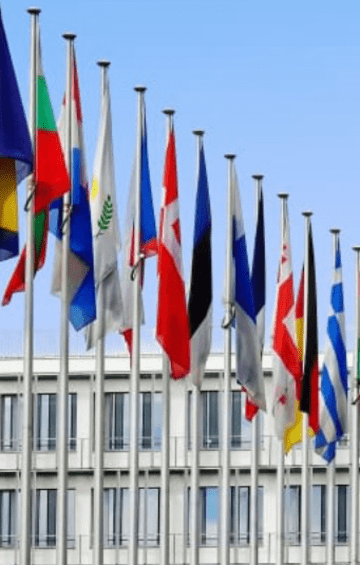 Flags from different countries