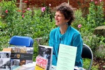 Liz Woolley at the Jericho Book Fair, 27 June 2021 Liz Woolley at the Jericho Book Fair, 27 June 2021