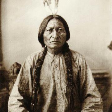 Native American leader Sitting Bull 1883 by D F Barry Native American leader Sitting Bull 1883 by D F Barry