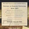 The James Ford Lectures in British History, 2017