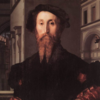 Portrait of Bartolomeo Panciatichi by Agnolo di Cosimo, known as Bronzino, 1540.  Uffizi Gallery of Florence, Italy.