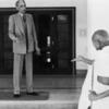 Jinnah and Gandhi in seemingly quarrelsome mood (New Delhi, 1940)