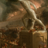 Image: Thomas Cole, Destruction (detail) from Course of Empire, 1836