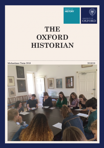 The Oxford Historian cover 2018