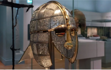 Figure 1. Replica of the helmet made by the Royal Armouries, The British Museum. 