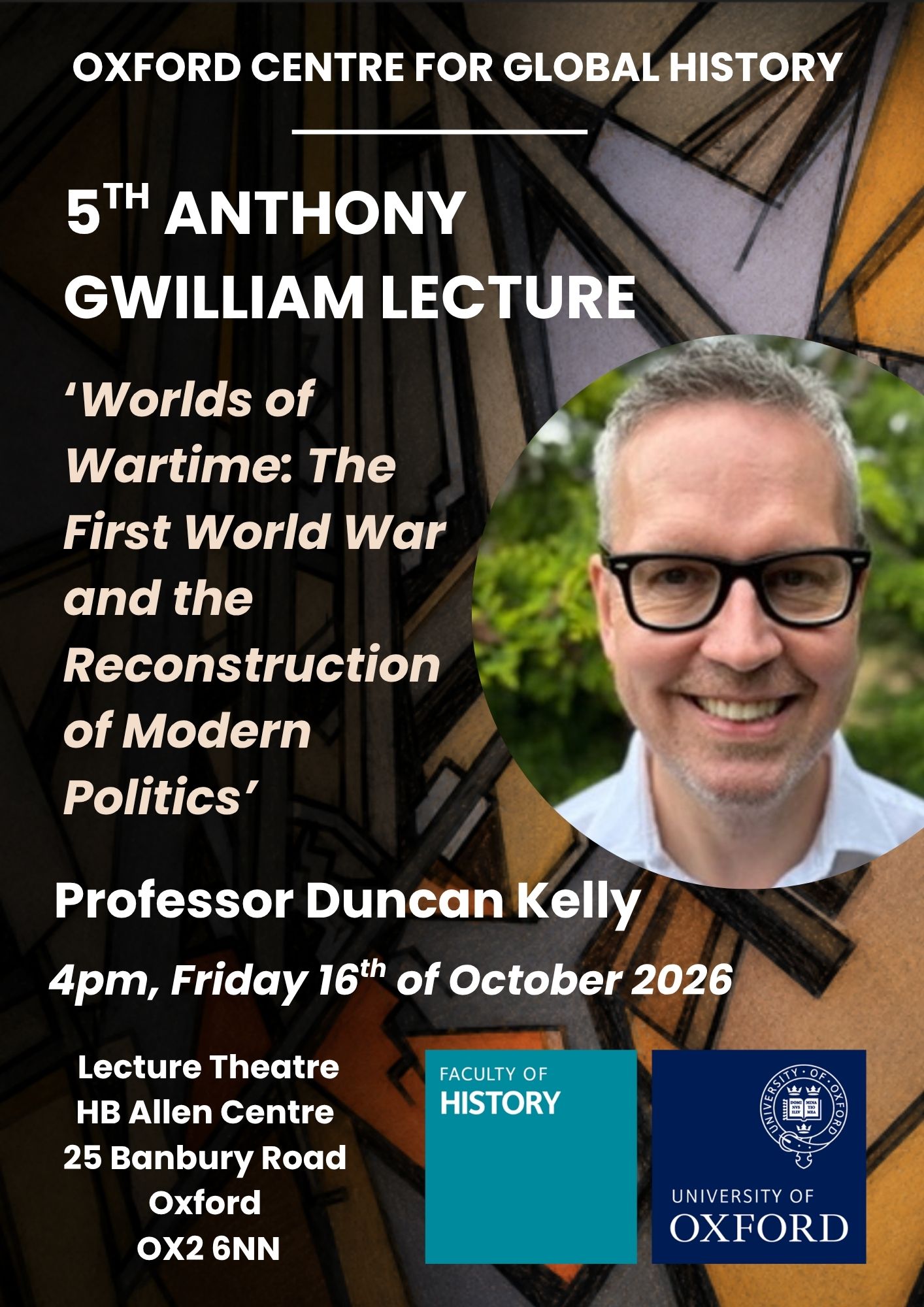5th Anthony Gwilliam Lecture 