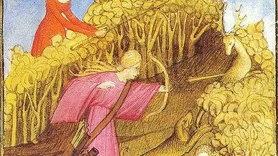 medieval women hunting