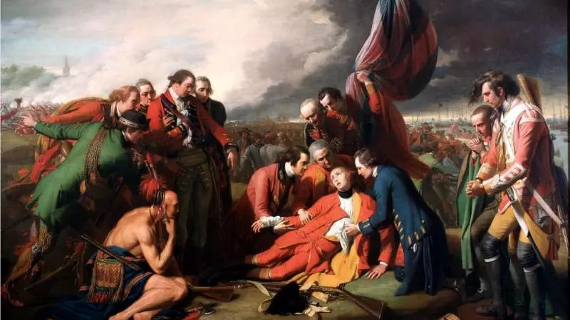 Death of General Wolfe - Benjamin West (1770)