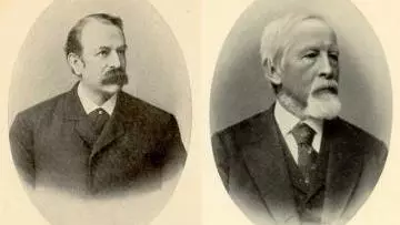 Left: Rudolf Berlin (1833-1897), Right: Adolph Kussmaul (1822-1902)