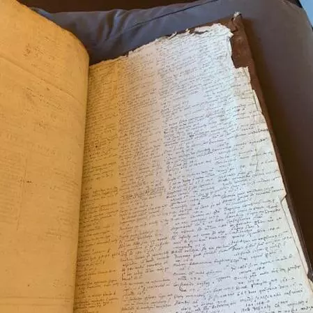 Written notes of a religious martyr