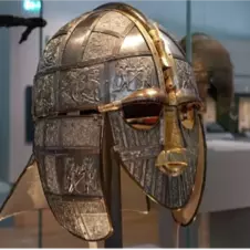 Figure 1. Replica of the helmet made by the Royal Armouries, The British Museum. 