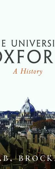 Cover of The University of Oxford a History
